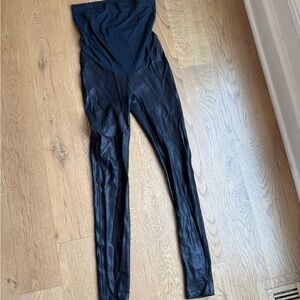 SPANX Mama Faux Leather Leggings
